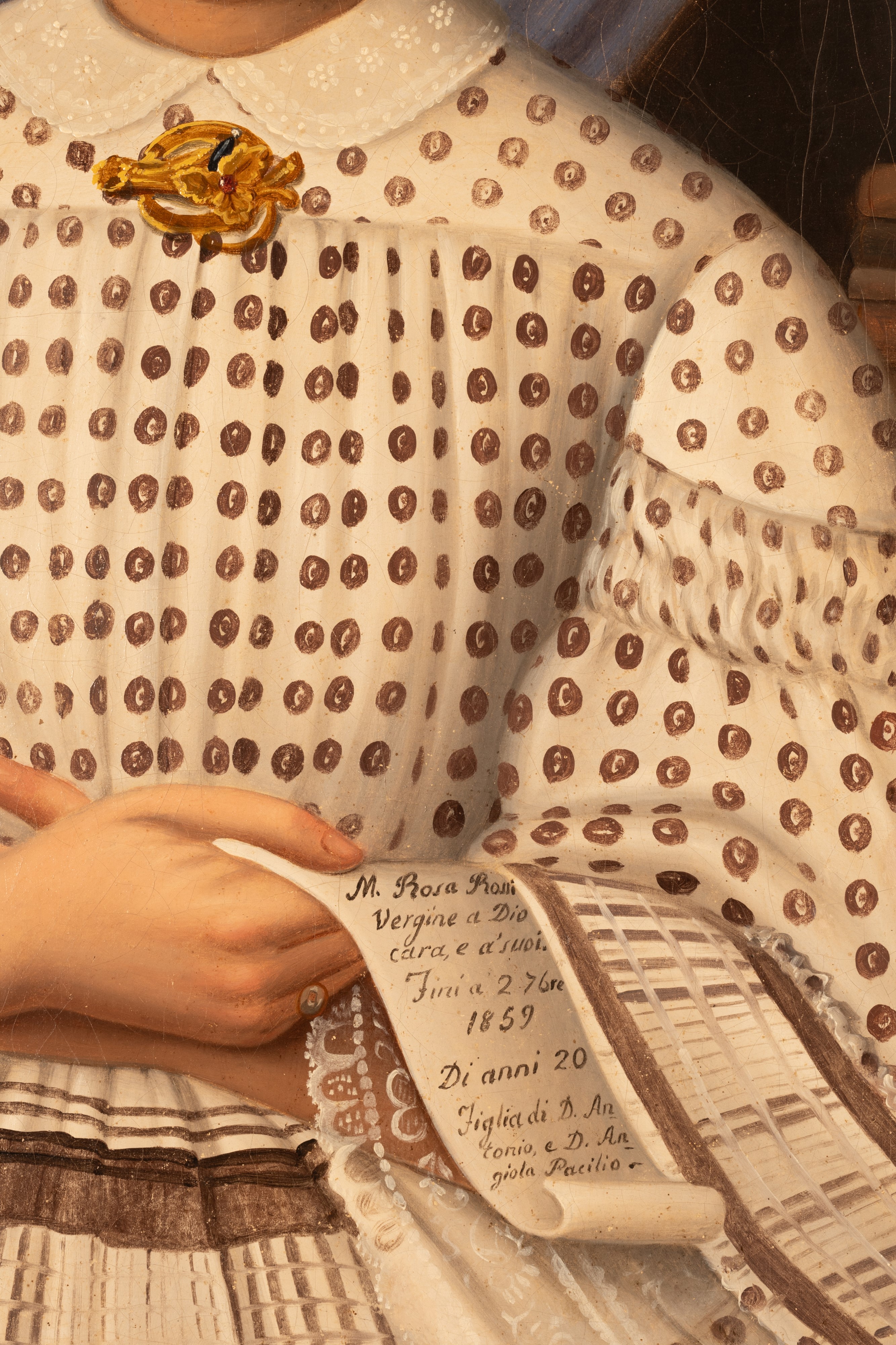 Ritratto di D. Maria Rossi figlia di Antonio e Angiola Pacifico