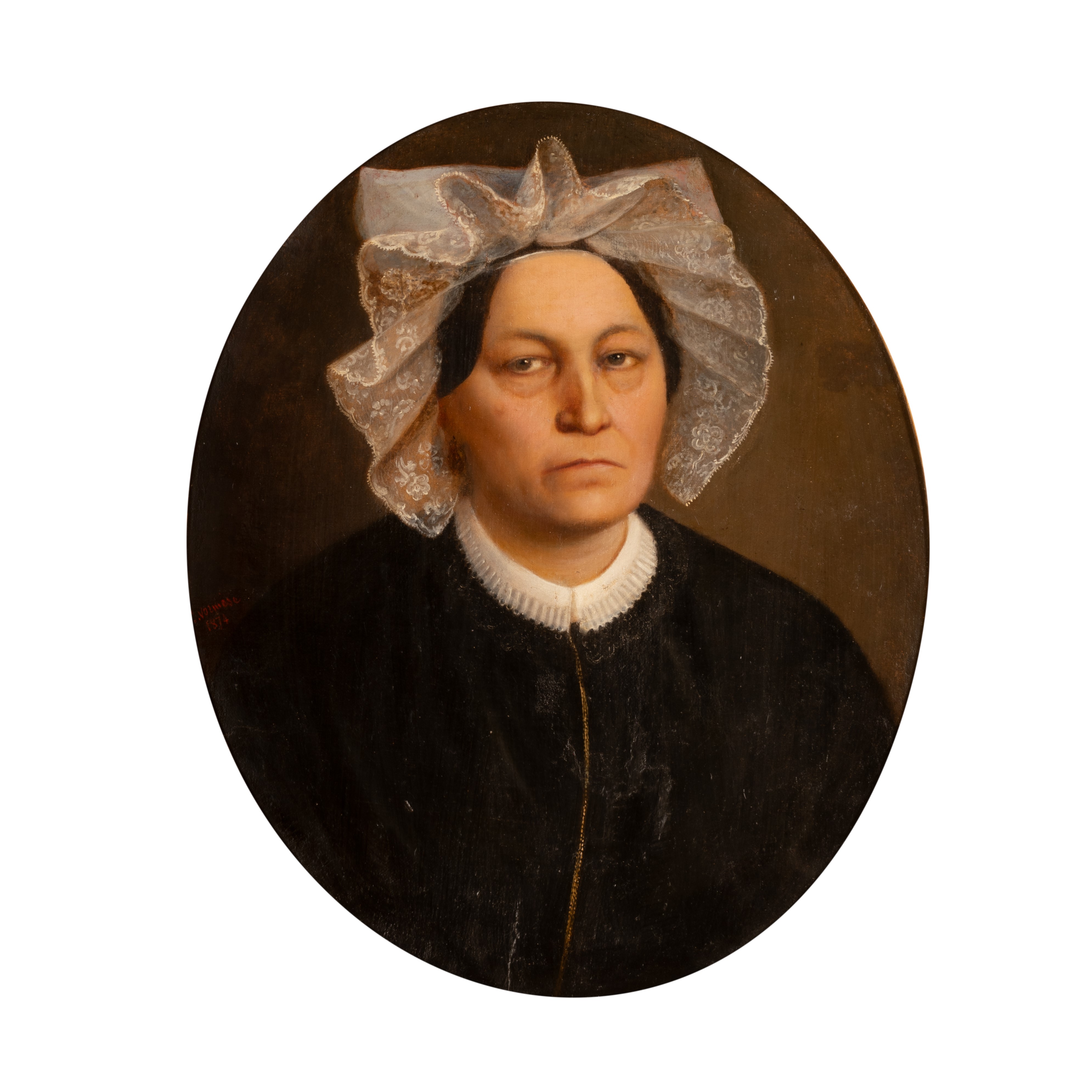 Ritratto di nobildonna con cuffia