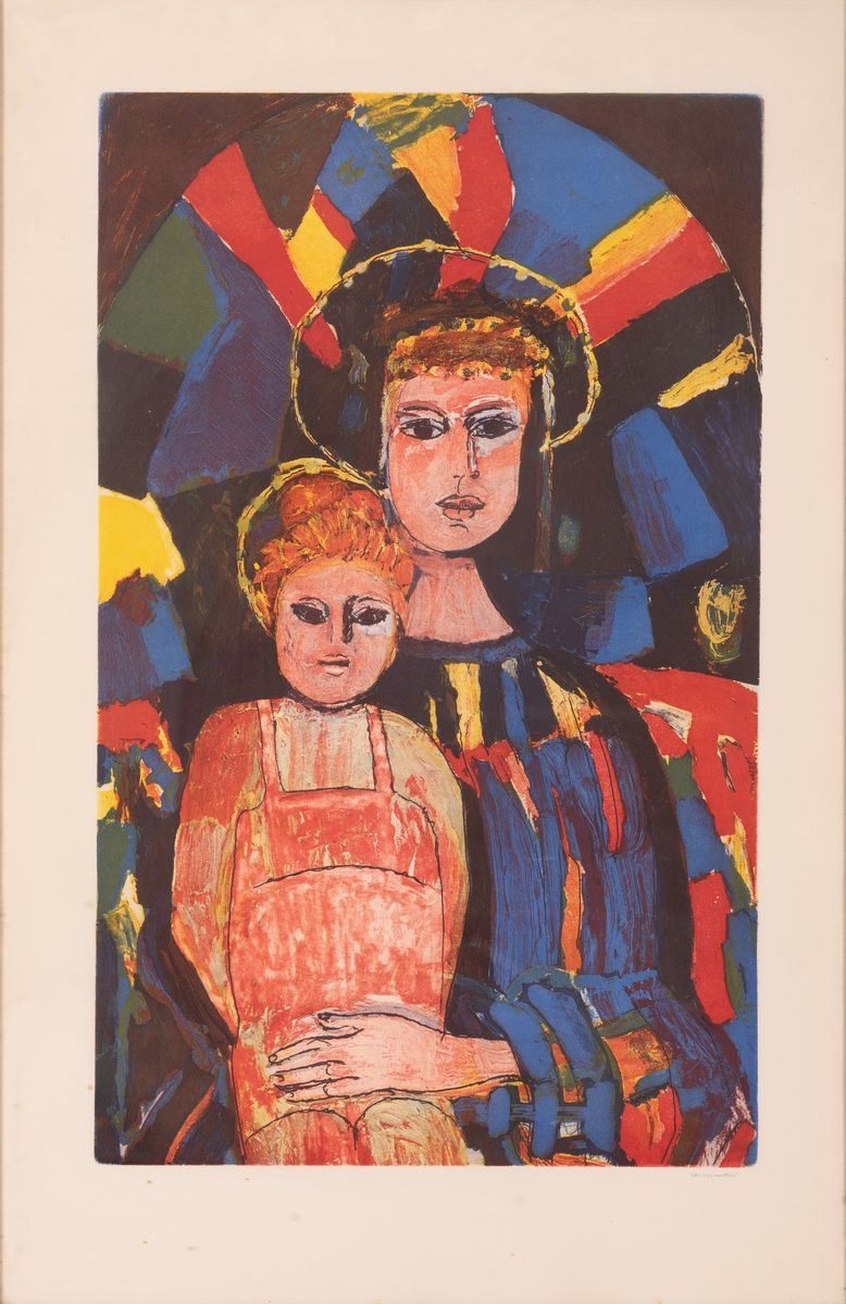 Bruno Cassinari - Madonna con Bambino